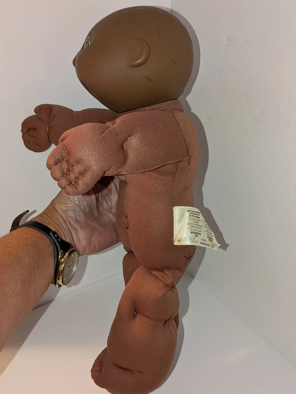 Vintage 1980's African American Cabbage Patch Kid Preemie Doll Elephant Outfit